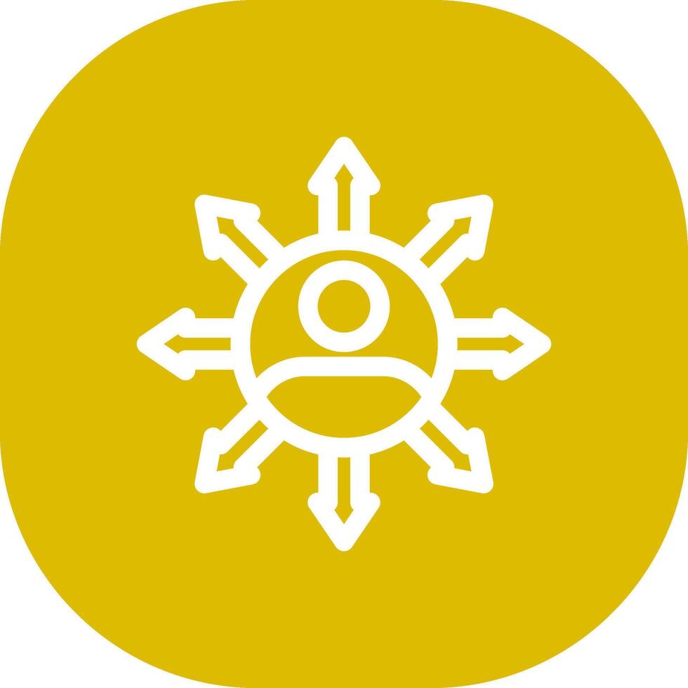 Influence Creative Icon Design vector