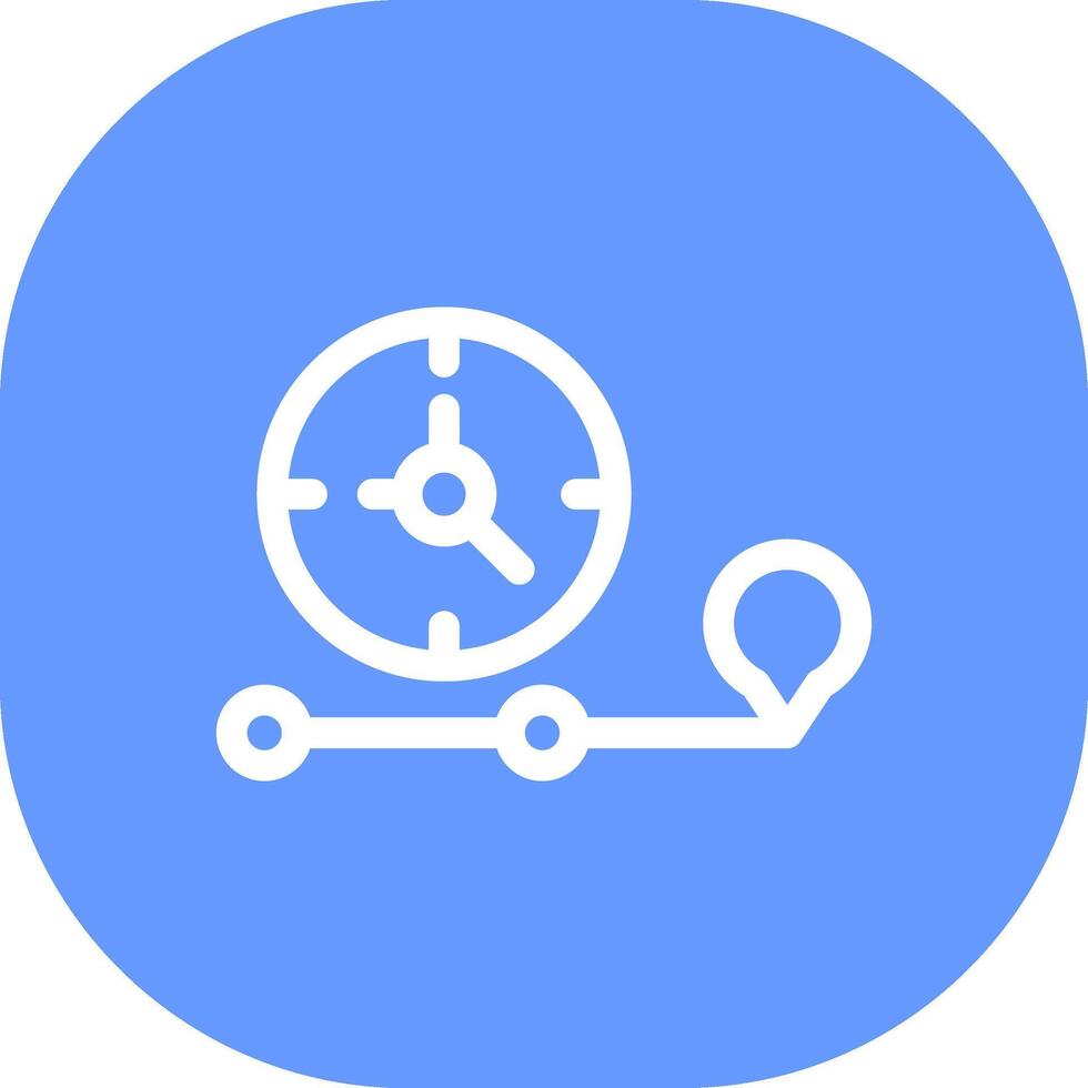 Time Line Creative Icon Design vector