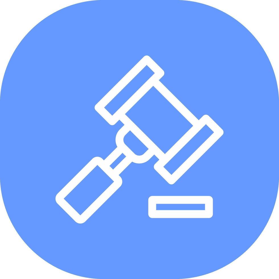Gavel Creative Icon Design vector