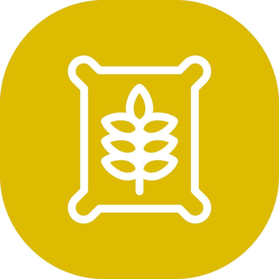 Seed Bag Creative Icon Design vector