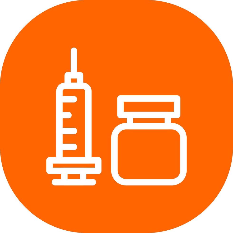 Vaccine Creative Icon Design vector