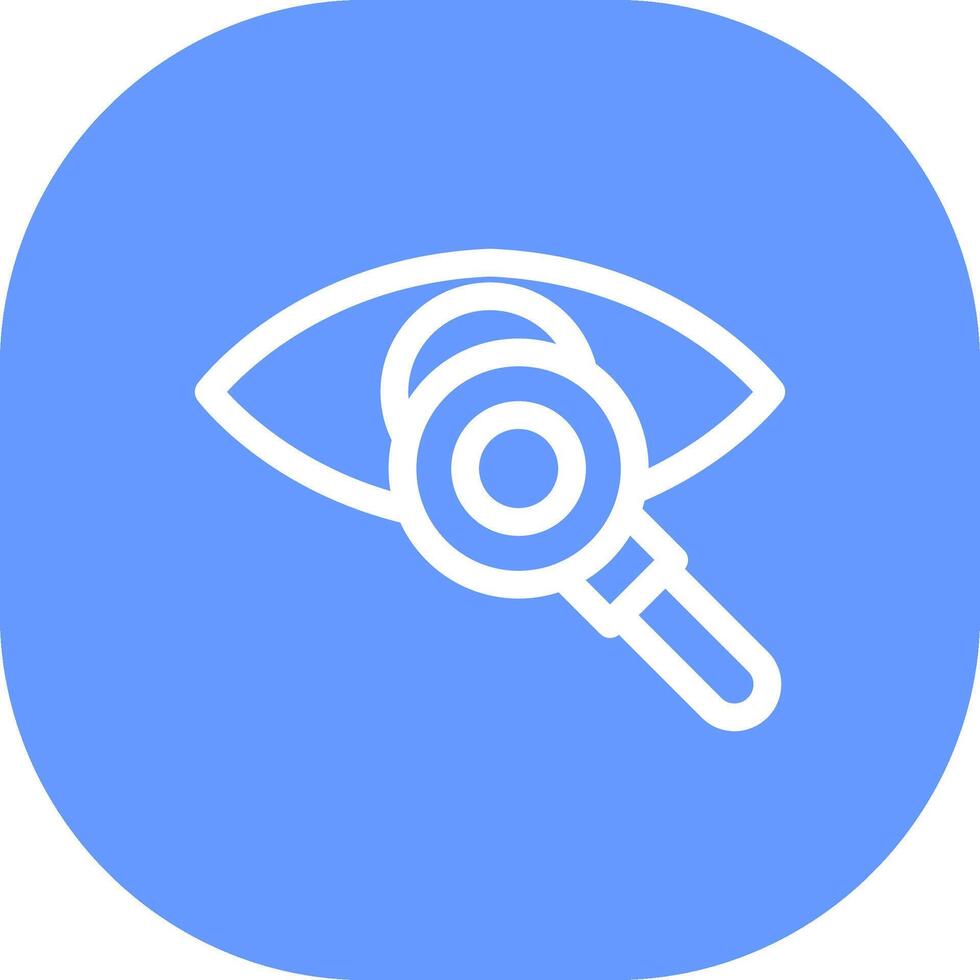 Eye Test Creative Icon Design vector