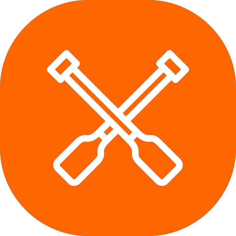 Rowing Creative Icon Design vector