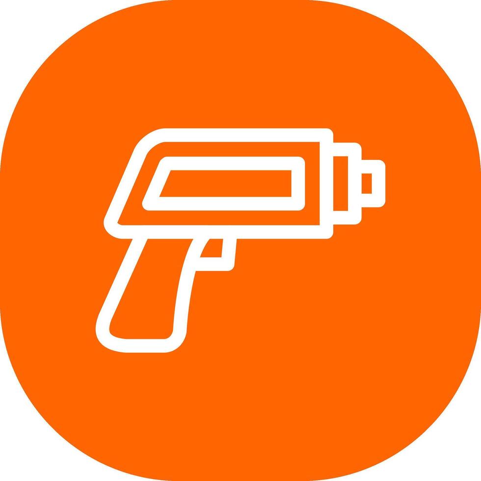 diseño de icono creativo de pistola de termómetro vector