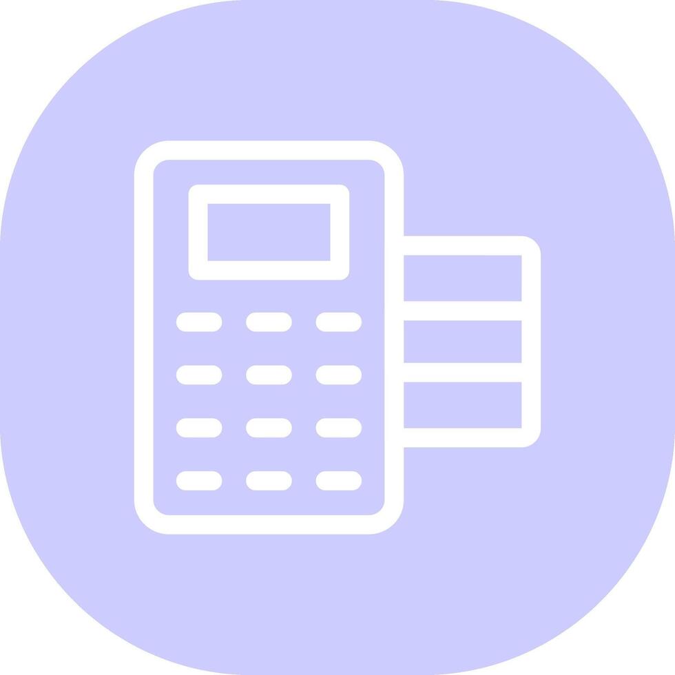 POS Terminal Creative Icon Design vector