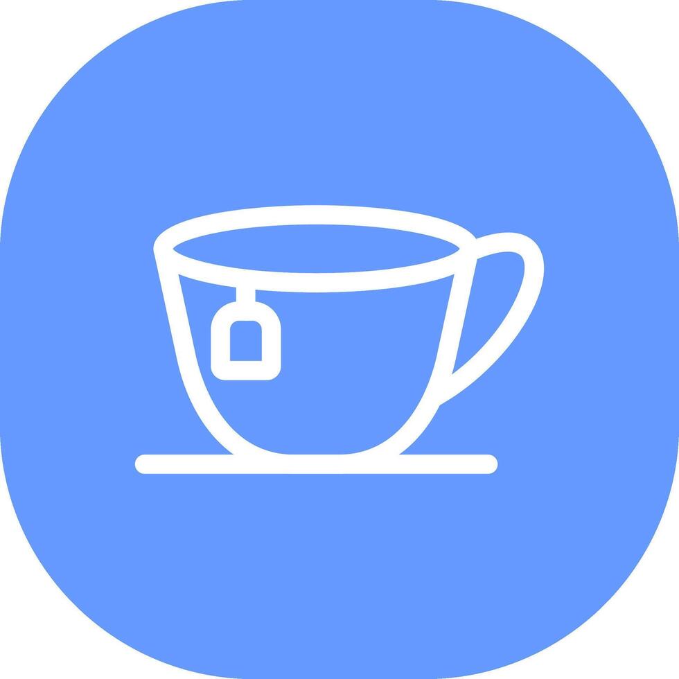 Tea Cup Creative Icon Design vector