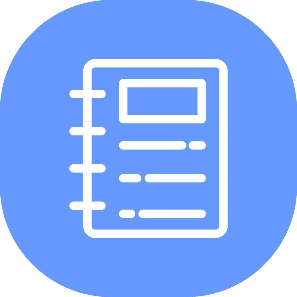 Notebook Creative Icon Design vector
