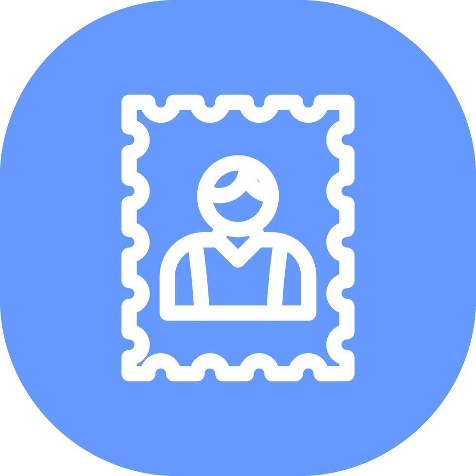 Stamp picture Creative Icon Design vector