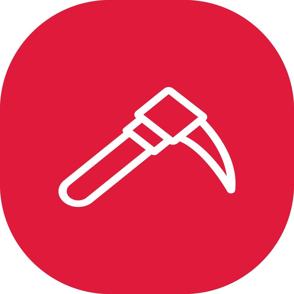 Pickaxe Creative Icon Design vector