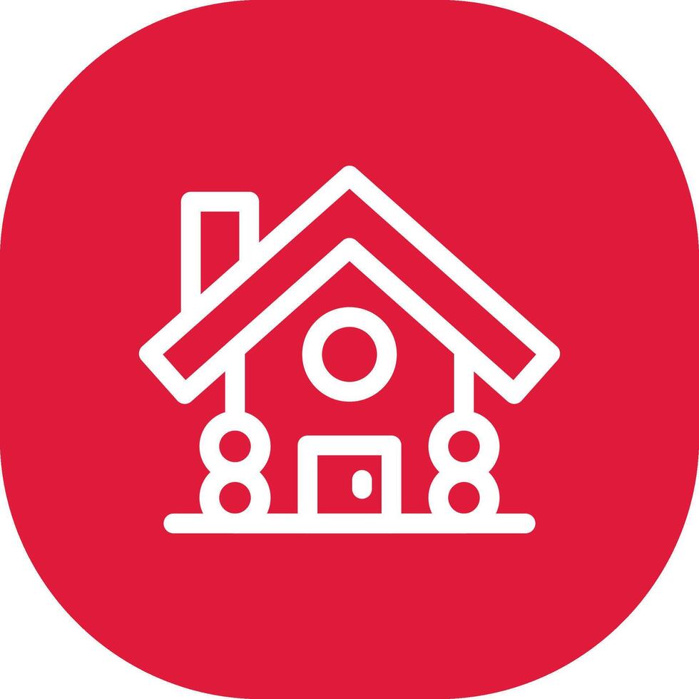 Cabin Creative Icon Design vector