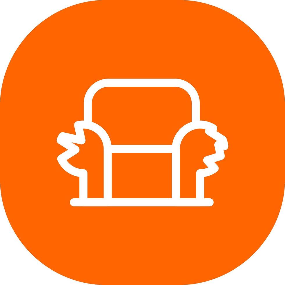 Sofa Creative Icon Design vector
