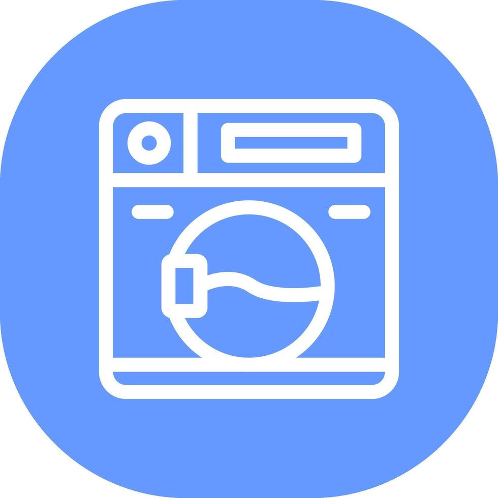 diseño de icono creativo de lavadora vector