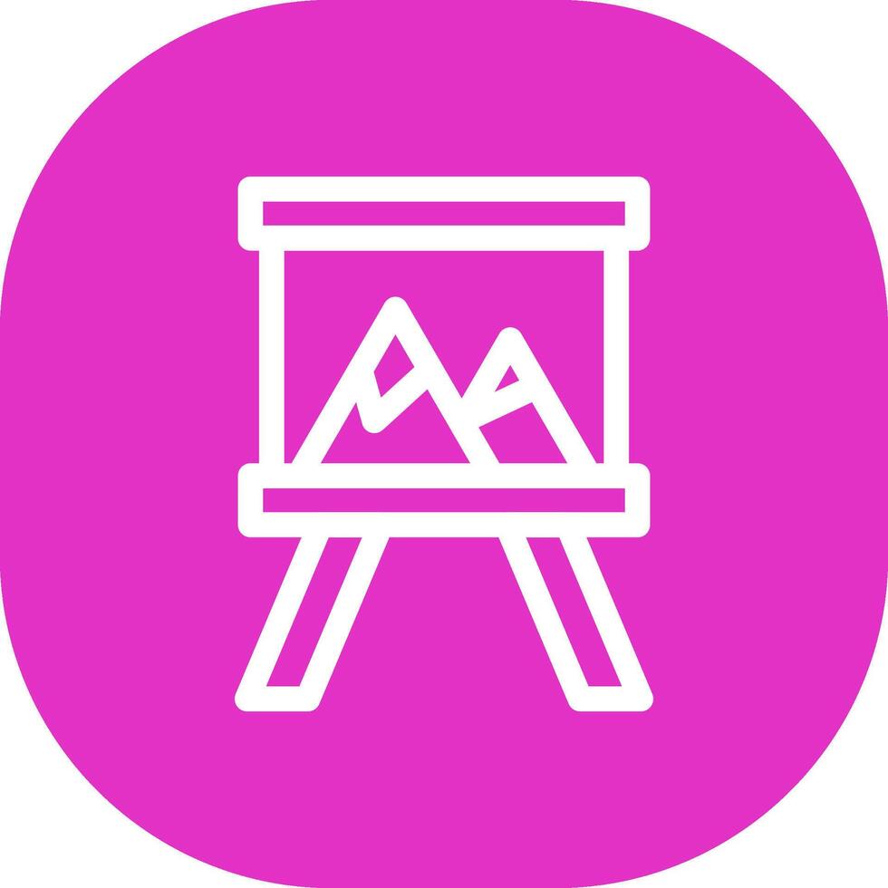 Canvas Creative Icon Design vector