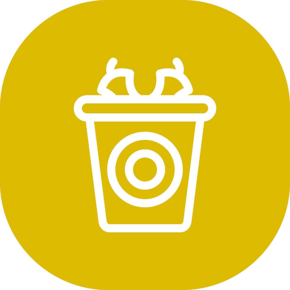 Waste Creative Icon Design vector