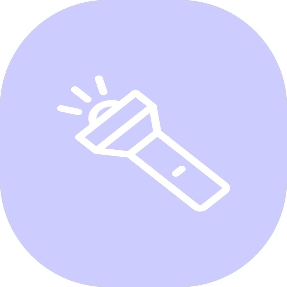 Flashlight Creative Icon Design vector