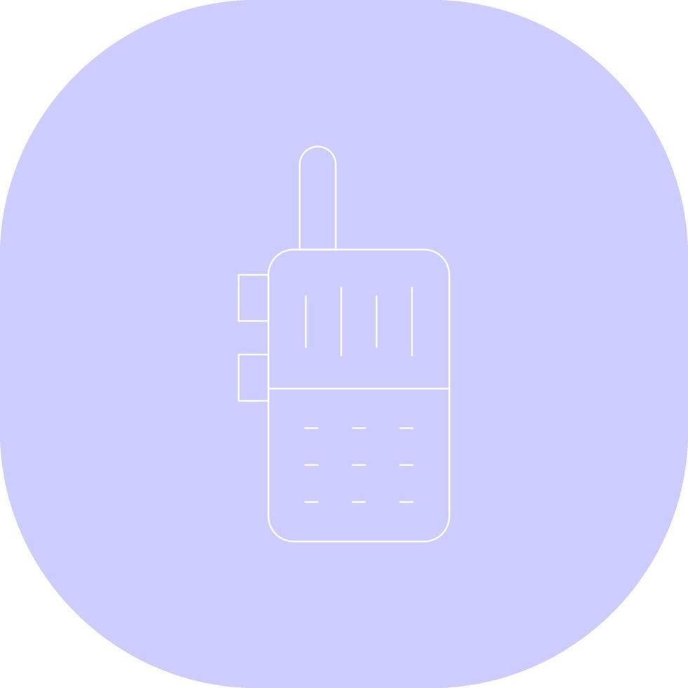 walkie talkies diseño de icono creativo vector