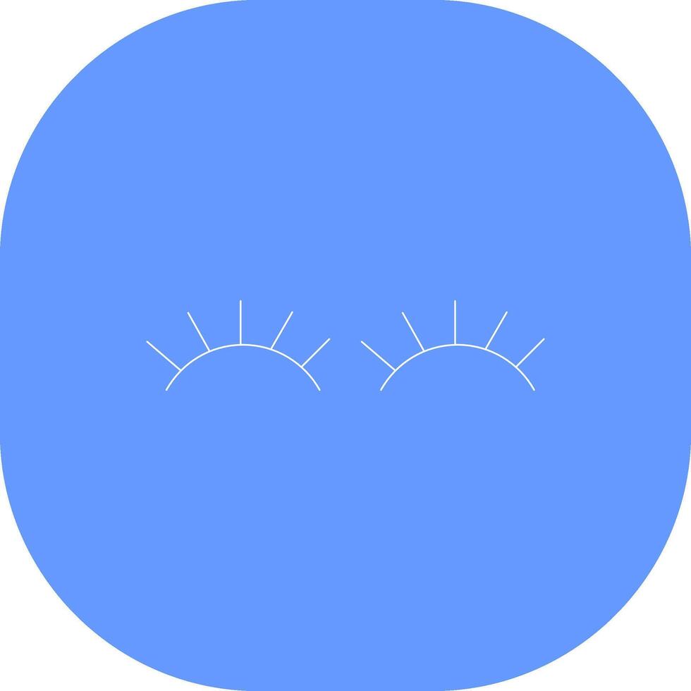 Eyelashes Creative Icon Design vector