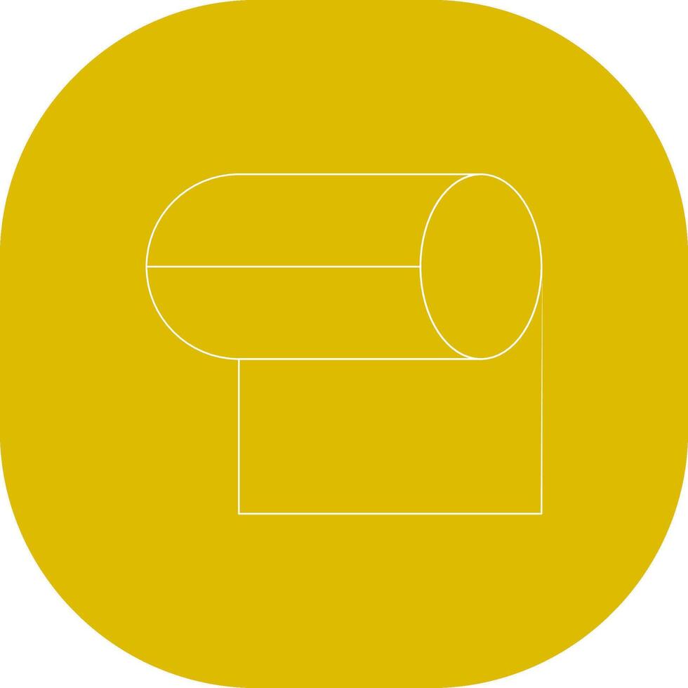 Tissue Roll Creative Icon Design vector