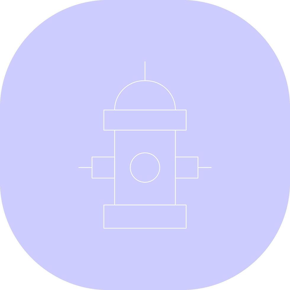 Fire Hydrant Creative Icon Design vector