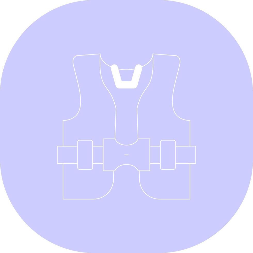 Life Jacket Creative Icon Design vector