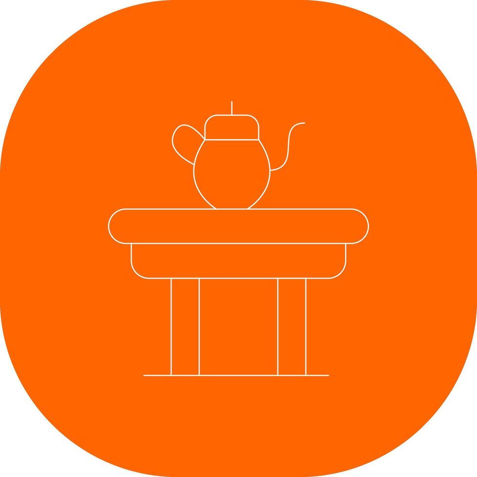 Coffee Table Creative Icon Design vector