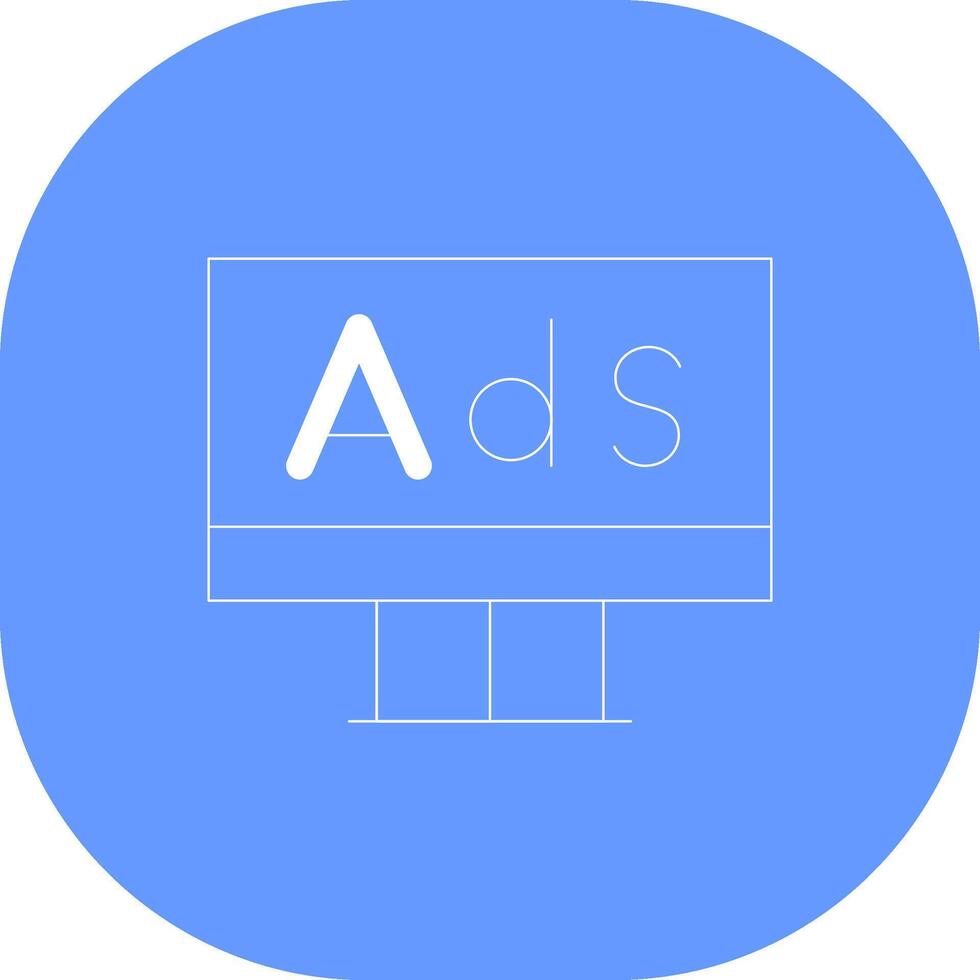 Advertising Creative Icon Design vector