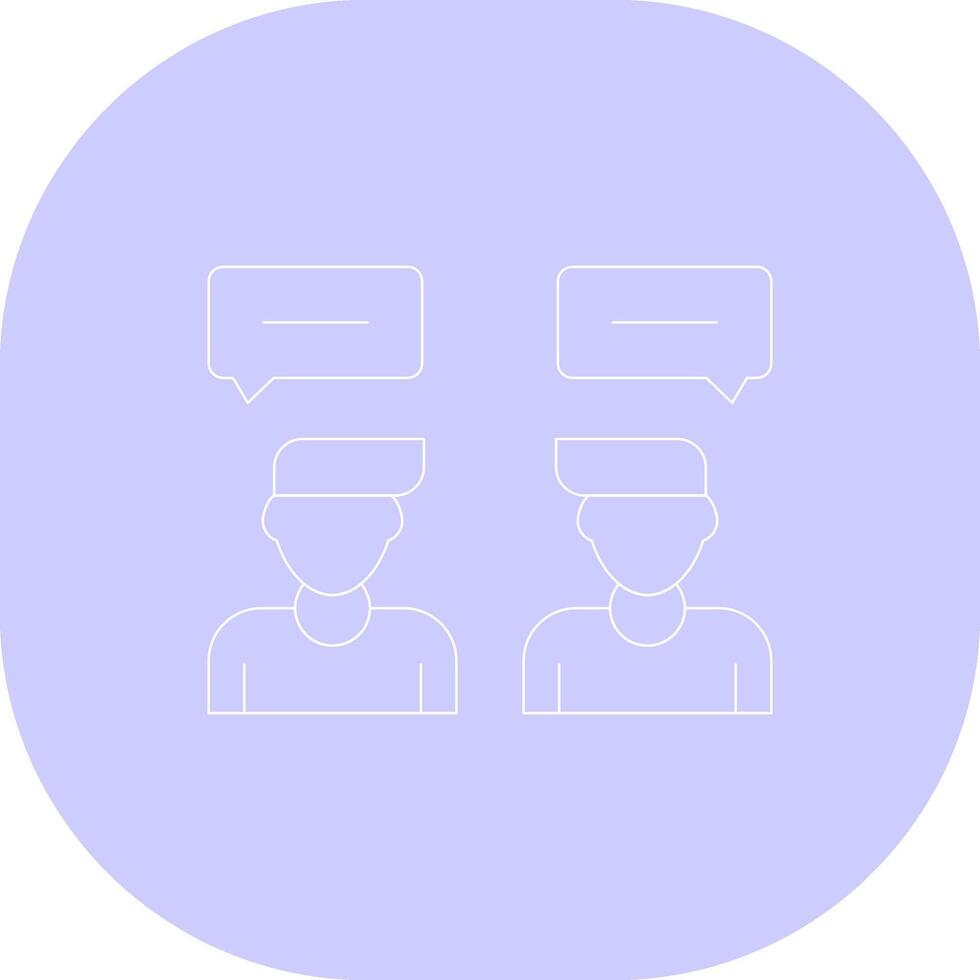 Conversation Creative Icon Design vector