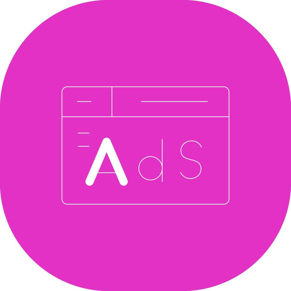 Advertising Creative Icon Design vector
