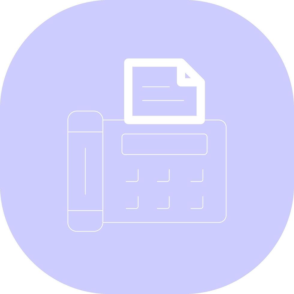 Fax Creative Icon Design vector