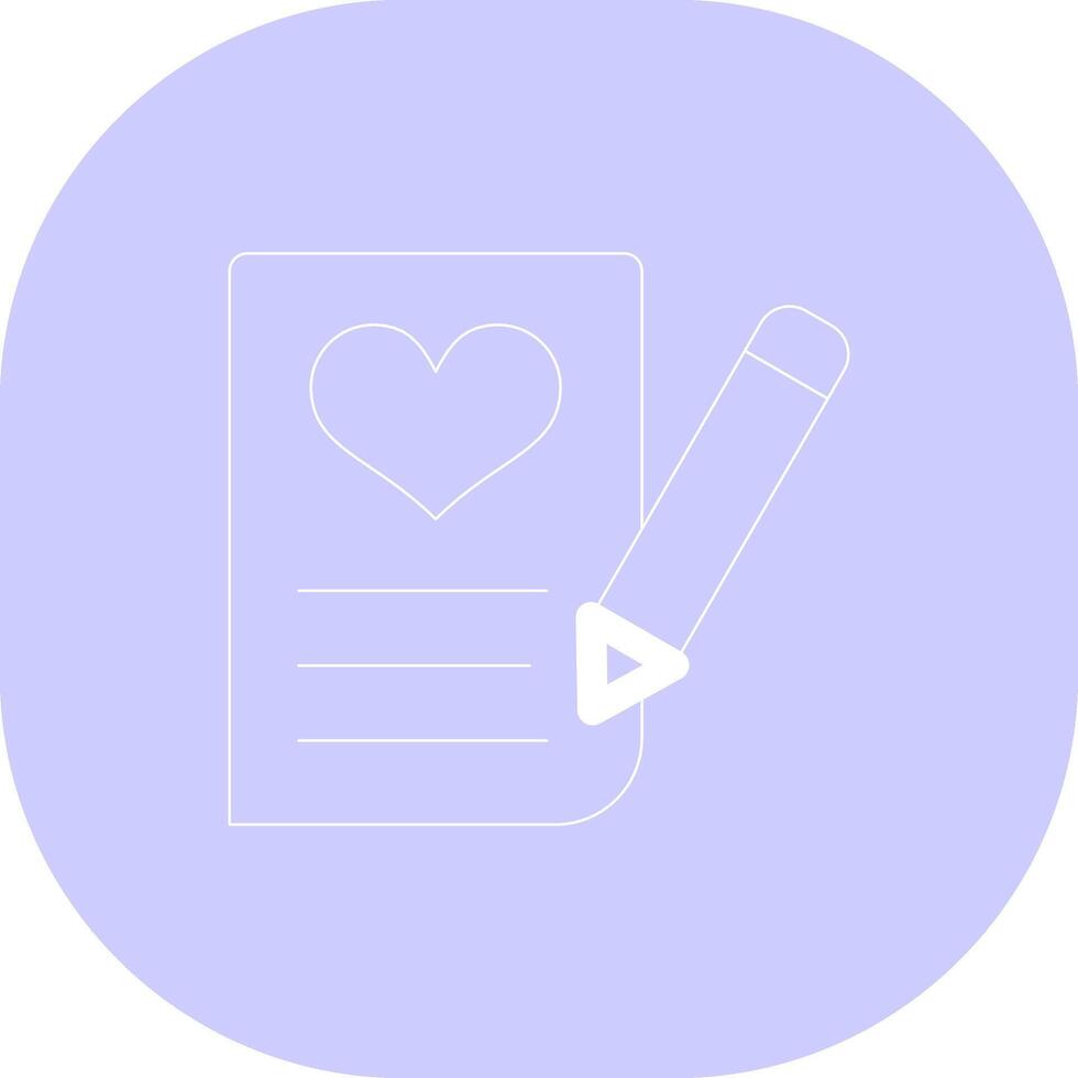 Writing Creative Icon Design vector