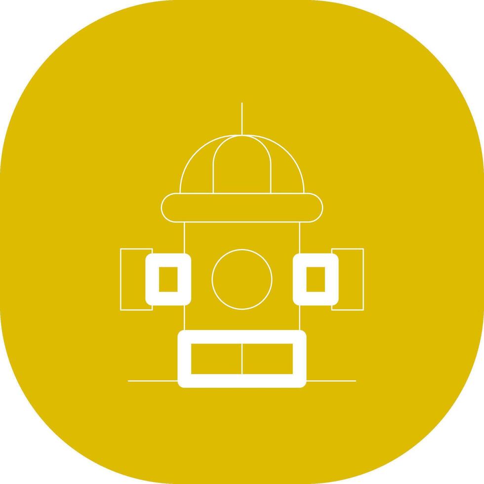 Fire Hydrant Creative Icon Design vector