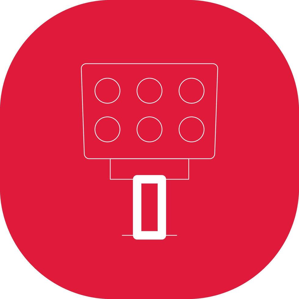 Light Creative Icon Design vector