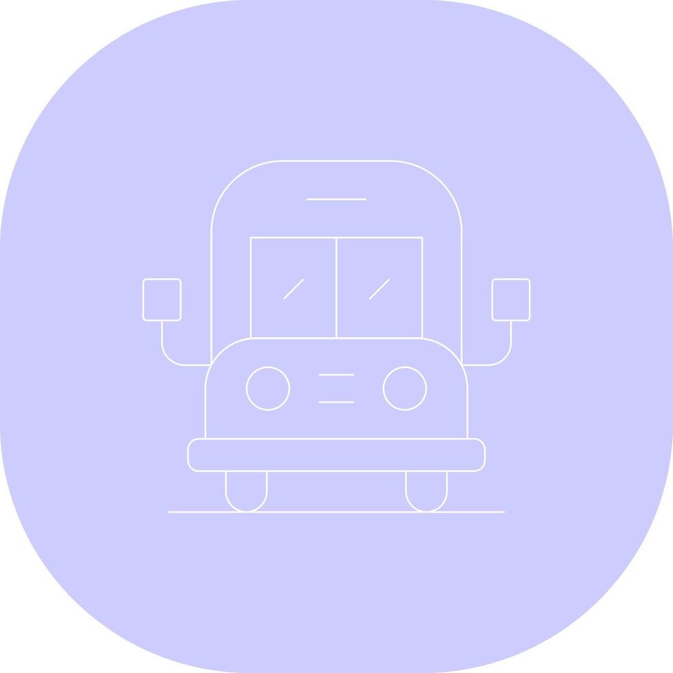 Bus Creative Icon Design vector