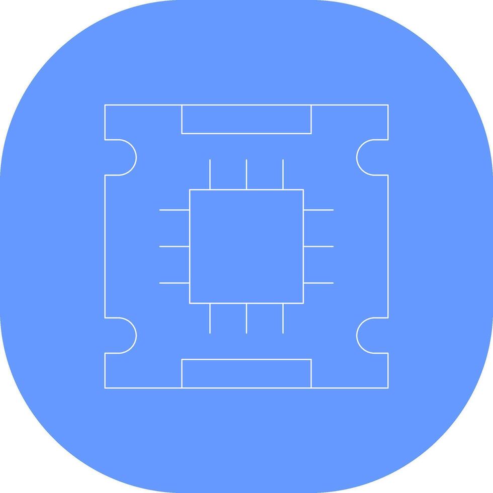Processor Creative Icon Design vector