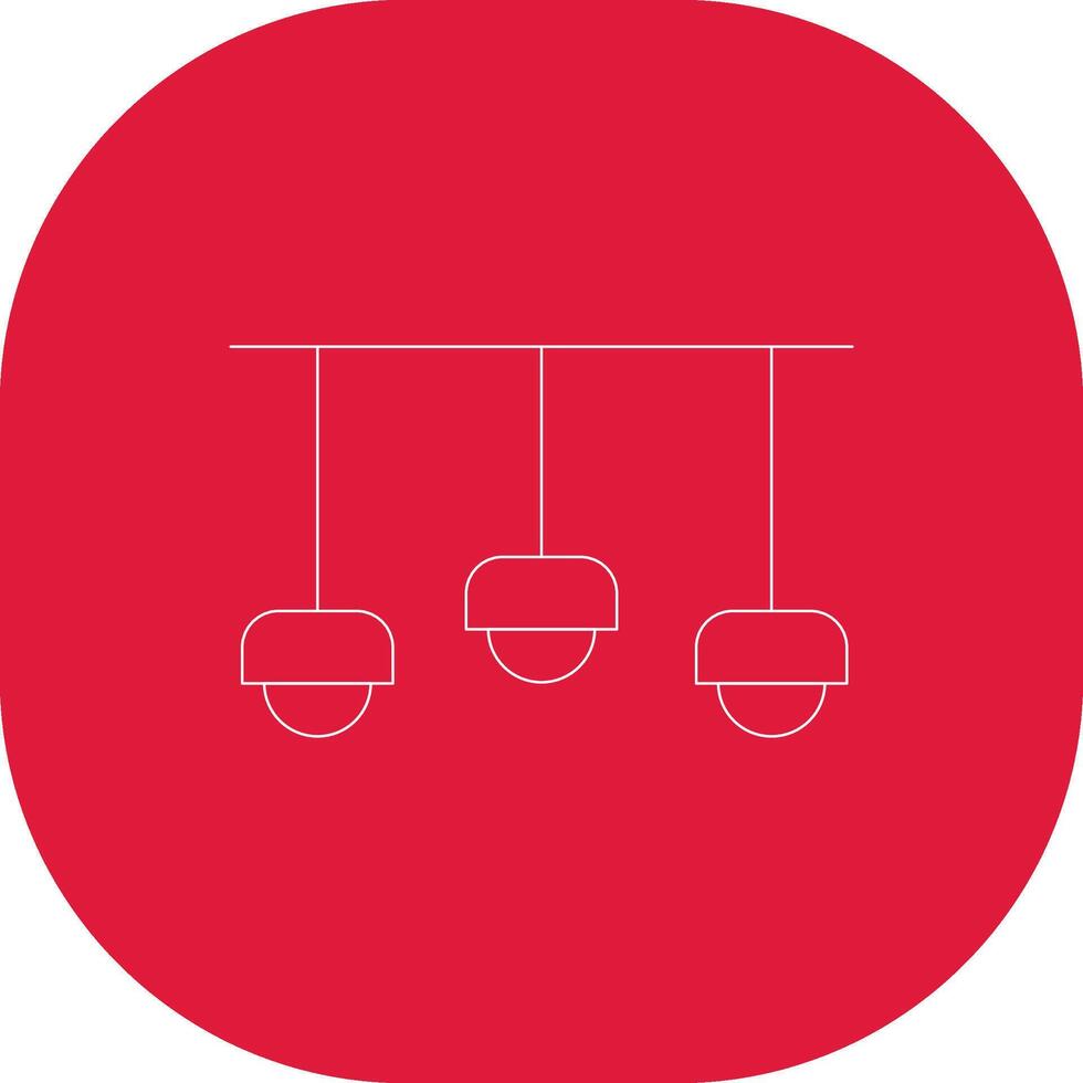 Ceiling Light Creative Icon Design vector