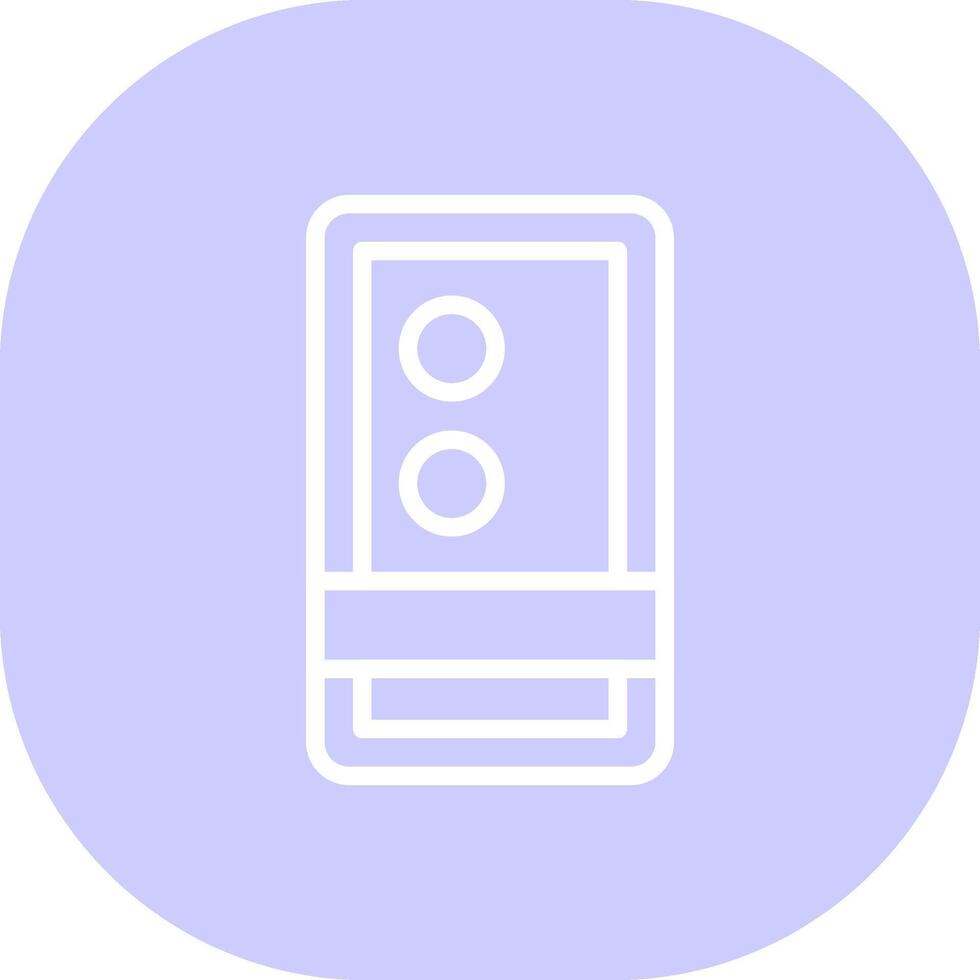 Phone Camera Creative Icon Design vector