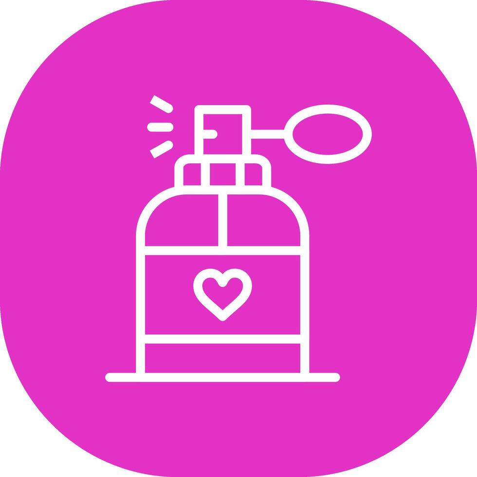 Perfume Creative Icon Design vector