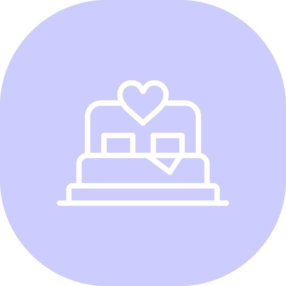 Bed Creative Icon Design vector