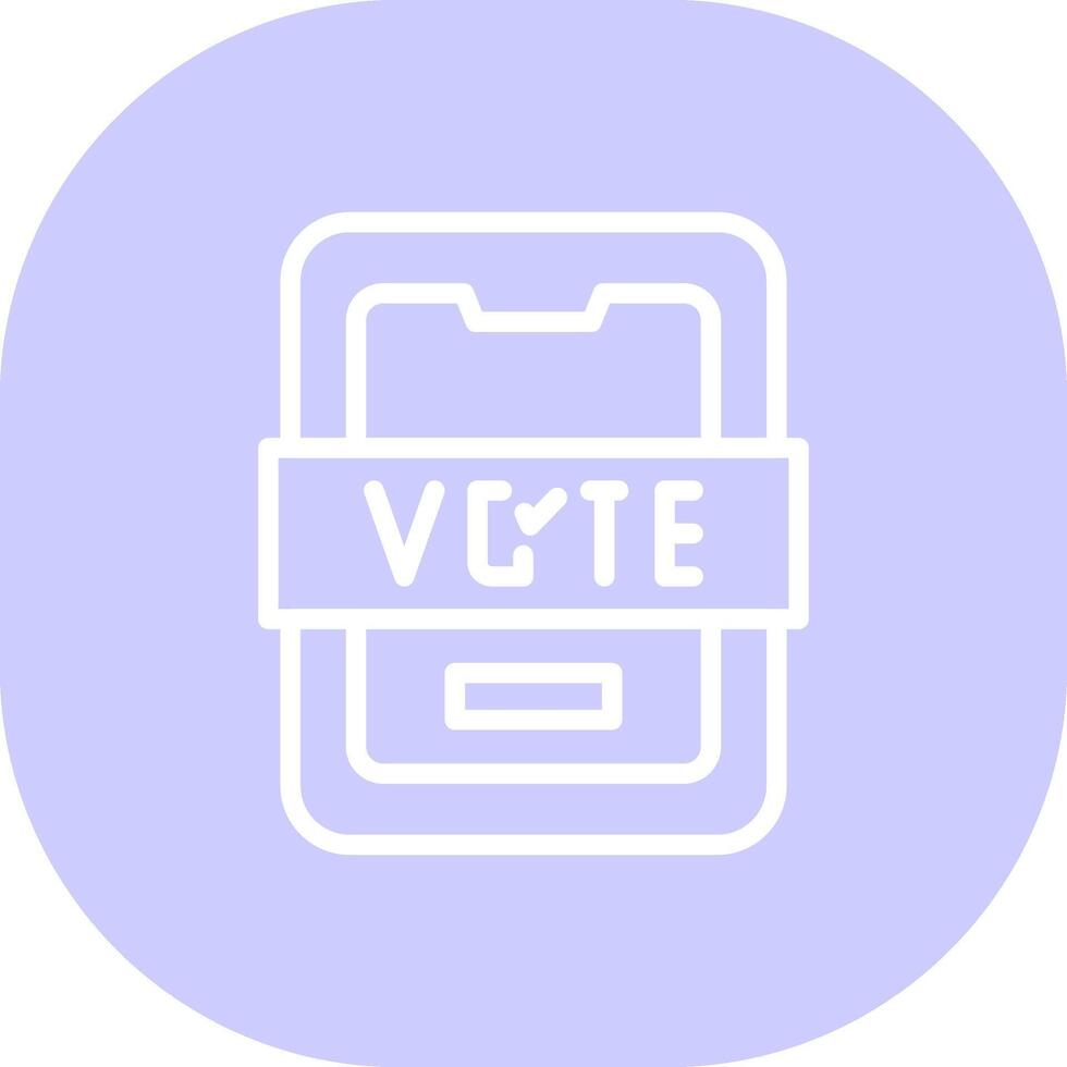 votar diseño de icono creativo vector