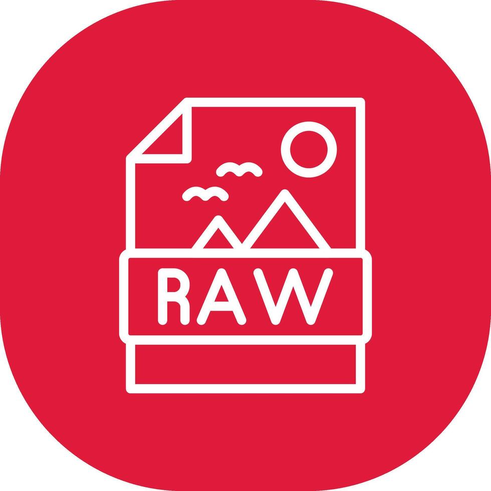 Raw Creative Icon Design vector