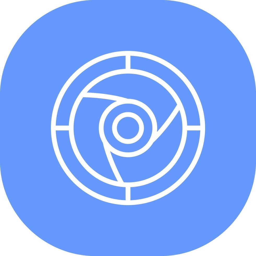 Shutter Creative Icon Design vector
