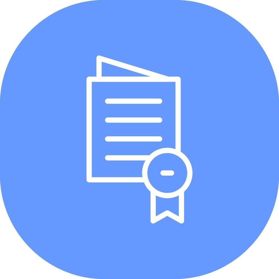 Certificate Creative Icon Design vector