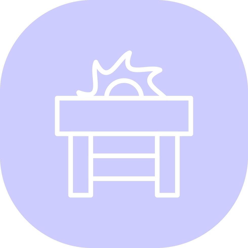 Saw Blade Creative Icon Design vector