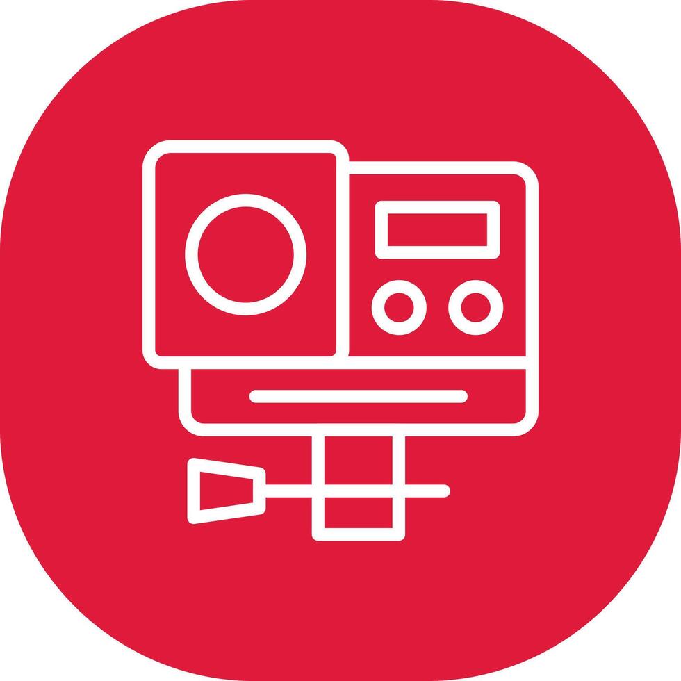 Action Camera Creative Icon Design vector