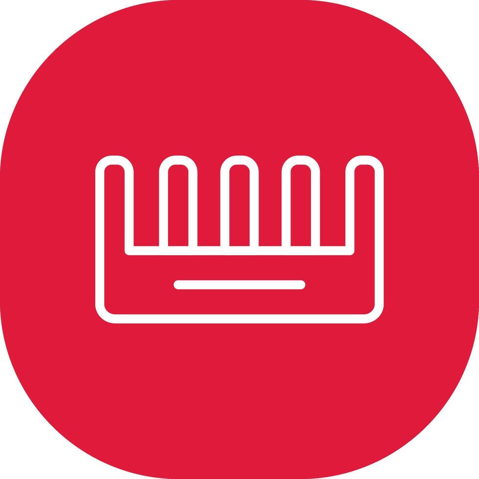 Comb Creative Icon Design vector