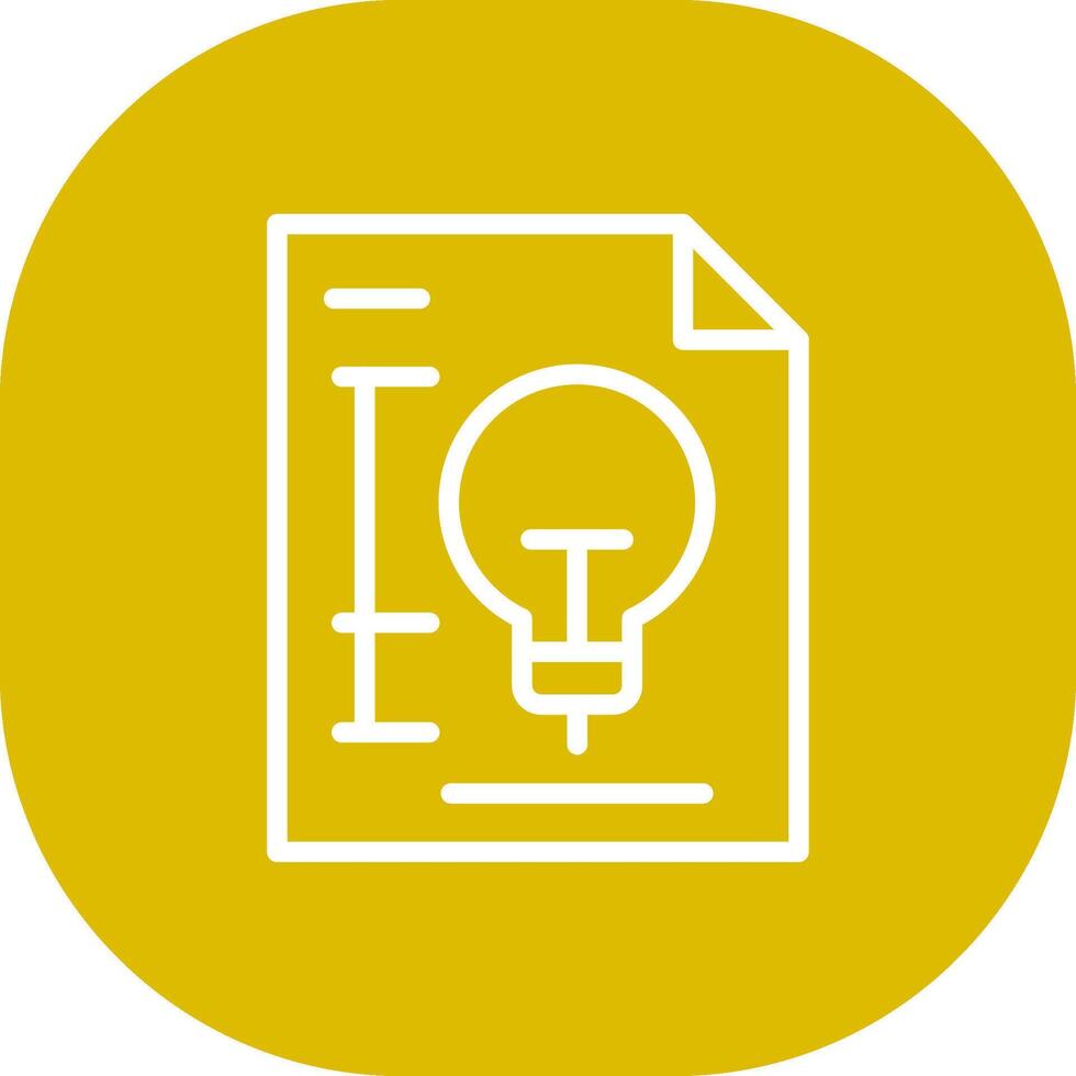 Patent Creative Icon Design vector