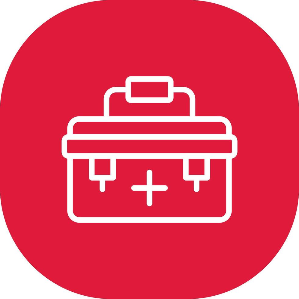 First Aid Kit Creative Icon Design vector