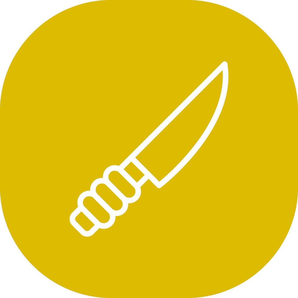 diseño de icono creativo de cuchillo vector