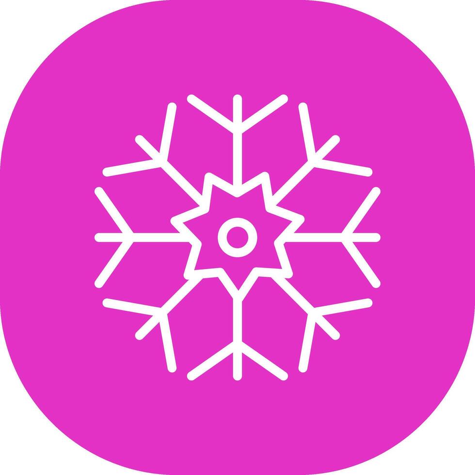 diseño de icono creativo de copo de nieve vector