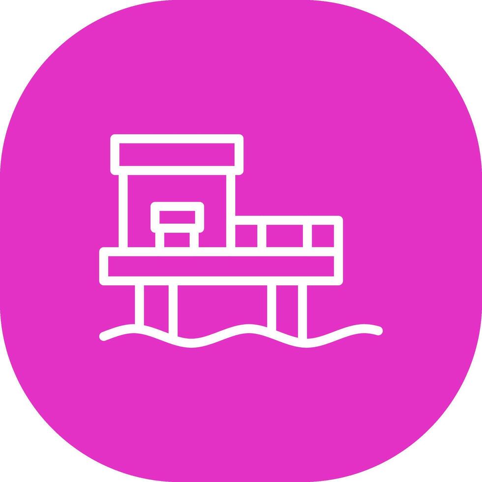 Dock Creative Icon Design vector